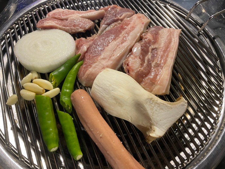 의정부역 근처 노포 감성 연탄구이 돼지고기 삼겹살 맛집 : 네이버 블로그