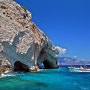 [그리스 자킨토스섬] Agios Nikolaos 마을 출발 난파선비치까지 크루즈 - 블루 케이브와 기암절벽