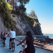[캐나다여행_ 3]자전거로 여행하는 스탠리 파크, 잉글리쉬베이비치,생각보다 넓지 않아요, 밴쿠버여행