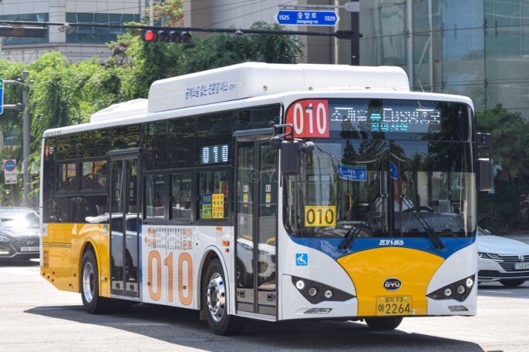 고양 백마운수 010번 2264호 ’23 BYD 뉴 eBus-12 EV : 네이버 블로그