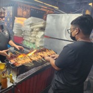 싱가포르 가볼만한곳 라우파삿 사테거리 6번 BBQ세트