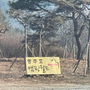 캠핑 | 2월 충주호 캠핑월드에서 먹부림