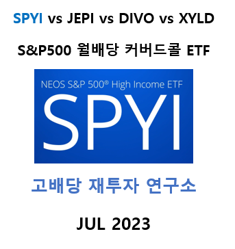 S&P 500 월 배당 커버드콜 ETF NEOS의 SPYI 분석(vs, JEPI XYLD) : 네이버 블로그