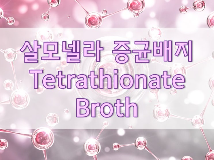 [배지 지식 +1] 살모넬라 증균배지, Tetrathionate Broth 생배지로는 사용할 수 없는걸까? : 네이버 블로그