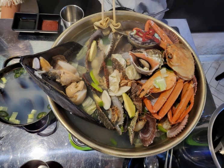 교대해산물 맛집 || 먹어도 먹어도 해산물이 계속 나오는 잠수부네 해산물실내포차 교대역점 : 네이버 블로그