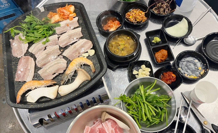 인천 구월동 인천시청 근처 냉삼 맛집! 미대생에서 고소한 냉삼 한 쌈 하실라우? : 네이버 블로그