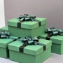 [연예인선물포장] 생활약속 제품 홍보를 위한 유튜버, 인플루언서 선물포장 - 초록 선물상자 제작