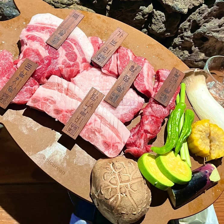 [풍로 중문점]제주 흑돼지 오마카세 : 제주 풍로 예약/가격/주차 총정리 : 네이버 블로그