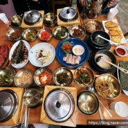 김포 구래동 가족모임하기 좋은 한정식집 김포금쌀밥집 지미재