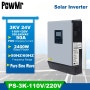 태양광충전 인버터 하이브리드 인버터 3KW 24V -> 2400W AC220V