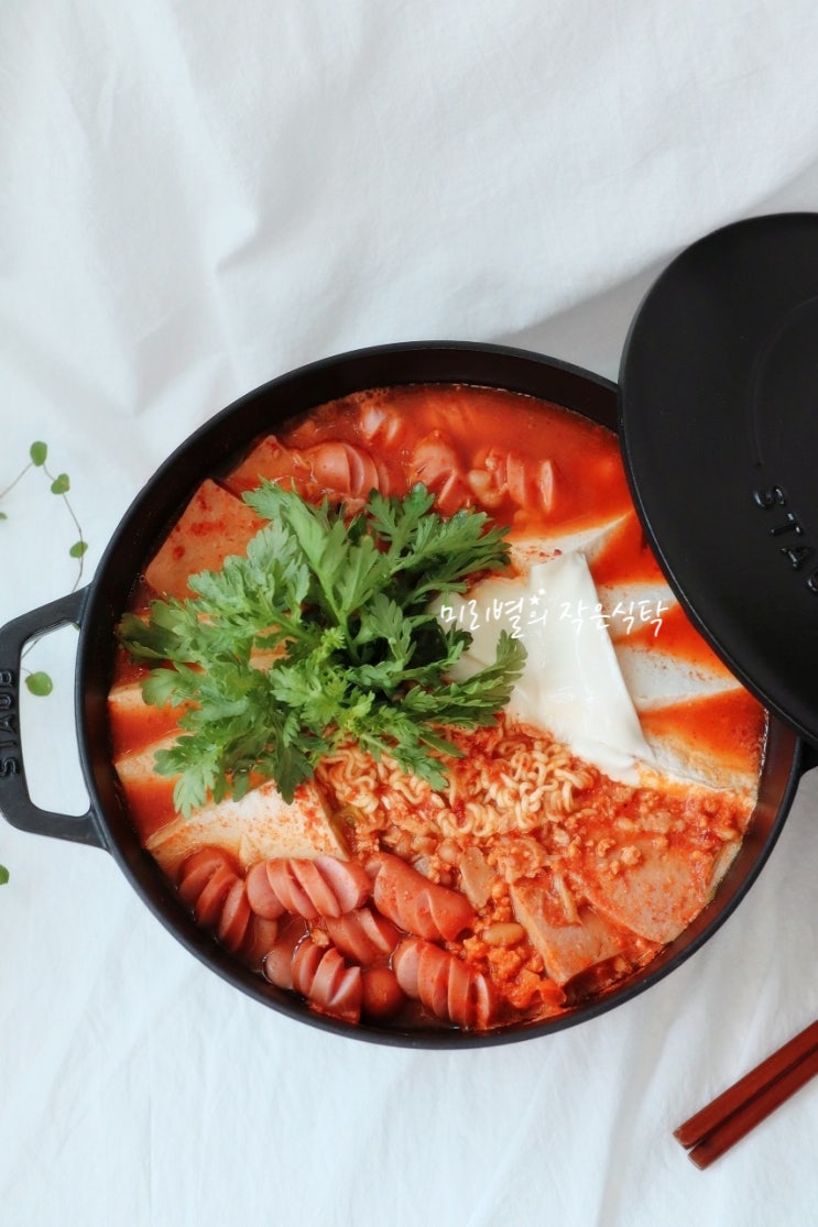 백종원 부대찌개 황금레시피 재료 양념장 레시피 김치 부대찌개 만드는법 : 네이버 블로그