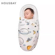 머리와 목보호 기능이 있어 편안한 수면을 위한 아기 포대기 침낭 HOUSBAY