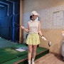 여자 골프연습복 여성 골프웨어 버블라임