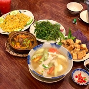 [달랏 맛집] 베트남 가정식 백반 "Quan Que Xua" 가성비 좋은 식당 저녁맛집 추천! 현지인 로컬식당 저녁맛집