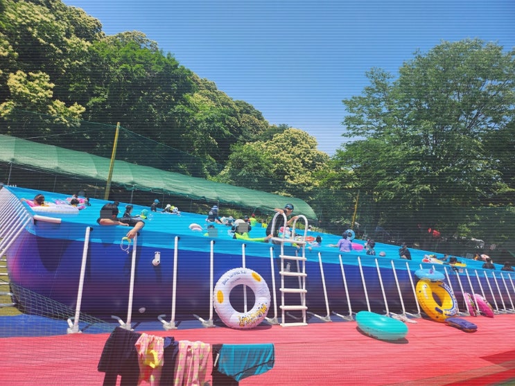 일영유원지 :: 수영장 있는 여울 마당에서 올여름휴가 보내기ㅣ베이커리 카페 : 네이버 블로그