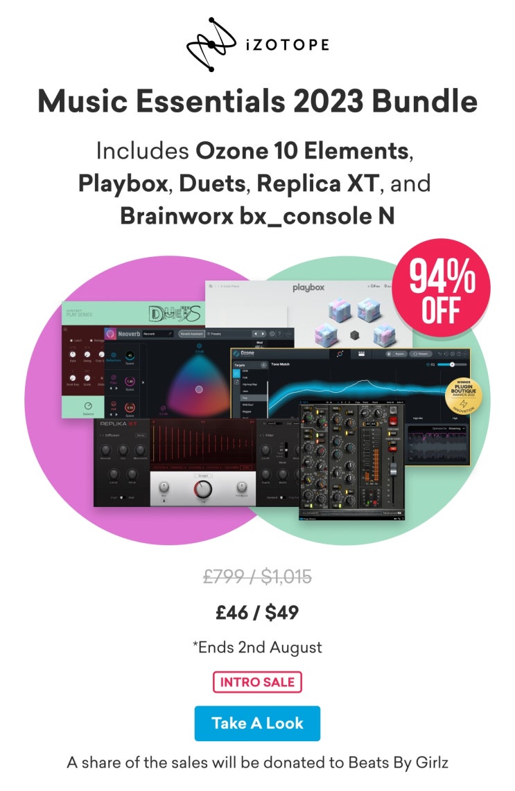 Music Essentials Bundle 2023 94% 세일 소식 | 이펙터 4개 + 가상악기 2개 49달러 : 네이버 블로그
