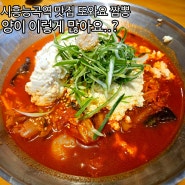 시흥능곡역 군자동 맛집 또와요짬뽕 짬뽕순두부 눈꽃 탕수육 내돈내산 솔직후기