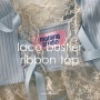 (7/20 pm05:00 오픈) Lace Bustier Ribbon Top / MABLING MADE (레이스뷔스티에리본탑/마블링메이드)