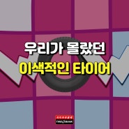 이런 타이어도 있다고?! 우리가 몰랐던 이색적인 타이어