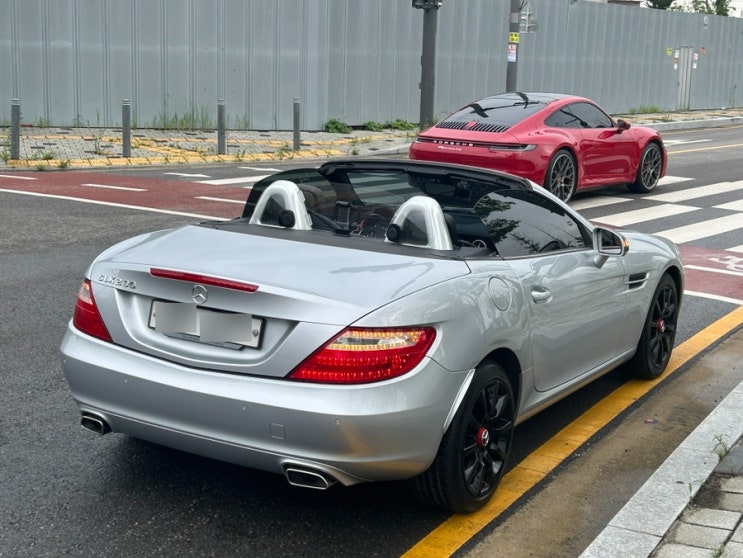 벤츠 SLK 200 블루이피션시 R172 하드탑 2인승 오픈카의 꽃 : 네이버 블로그