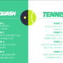 스쿼시와 테니스의 차이!!
