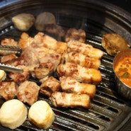 장안동 맛집 장한평역 고기집 구워주는 오겹살 신원식당