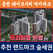 춘천 레이크시티 아이파크 분양권 프리미엄 전매
