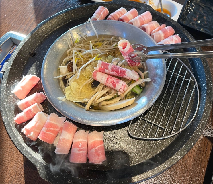 부산롯데월드맛집 샤브쌈주머니 오시리아점 무한리필 샐러드바...