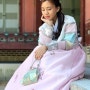 미얀마 미녀 한국여행 와서 경복궁 한복체험하기