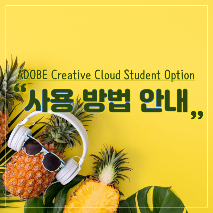 [Adobe] 어도비 Creative Cloud STO 사용방법 안내 : 네이버 블로그