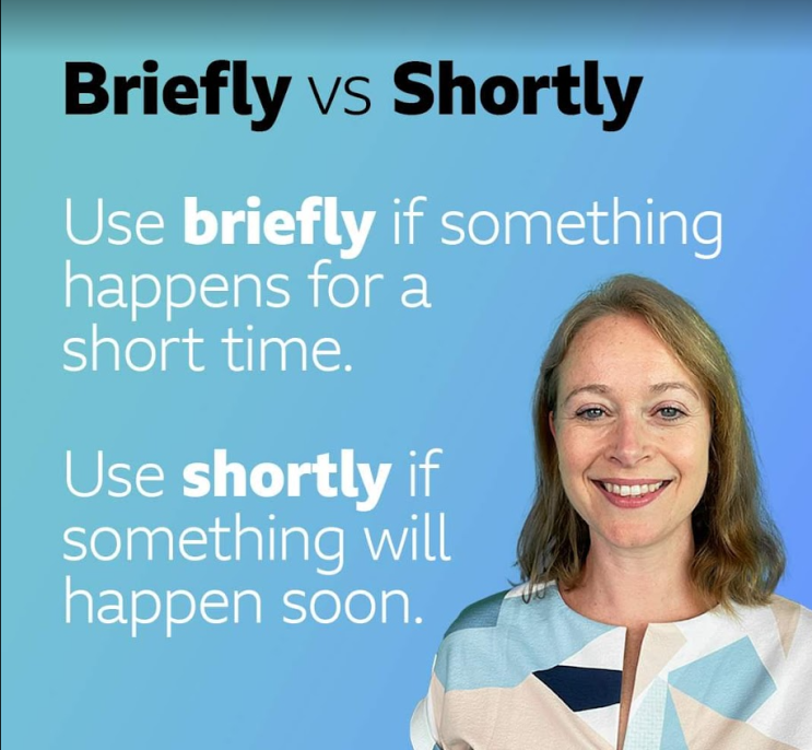 [영어] Briefly와 Shortly의 차이를 아시나요? : 네이버 블로그