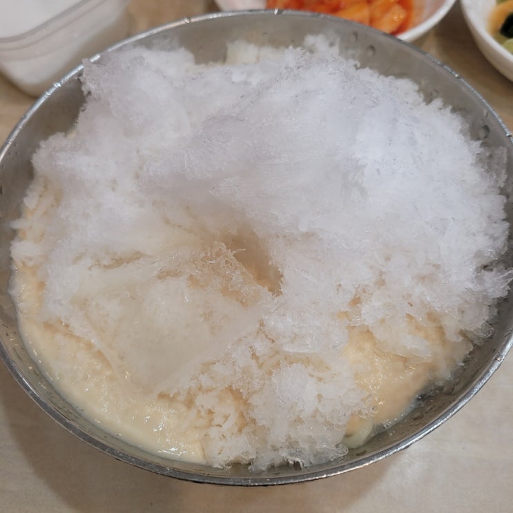 여수 중앙시장상가 마이홈죽집 무더위 고소한 살얼음 멧돌콩국수 한그릇 : 네이버 블로그