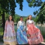 노르웨이 미녀들 한국여행 경복궁 한복체험