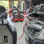 역북동 르노 마스터 차량 에어컨냉기불량입고 : 에어컨가스 충전작업