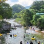 대구 근교 거창 계곡식당 월성계곡산장 평상대여(취사가능)