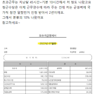 9급공무원월급 vs 7급 공무원 연봉 실수령액 비교해봄