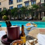 미국 캘리포니아 ] LA 로스엔젤레스 ‘베스트 웨스턴 플러스 선셋 플라자 호텔’ (Best Western Plus Sunset Plaza Hotel) 킹베드룸, 수영장 후기