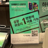 [클락가족여행] 인천공항 마티나라운지 만원에 이용후기(feat.트래블로그 카드)