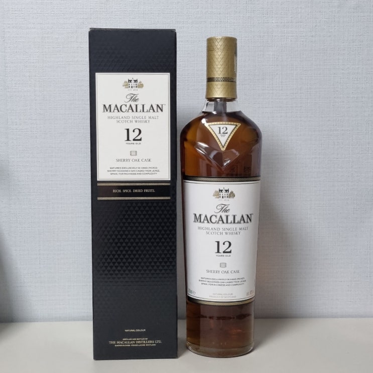위스키계의 롤스로이스 맥켈란 12년 셰리(쉐리)오크 리뷰 [The macallan 12y Sherry oak] : 네이버 블로그