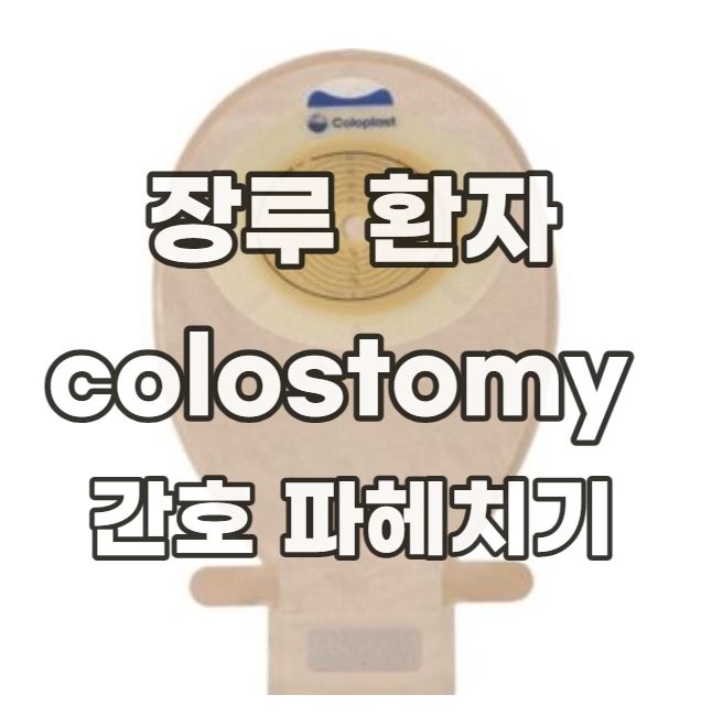 의학용어 장루 colostomy :: 장루용품 장루교환 관리방법 주의사항 : 네이버 블로그