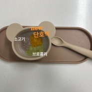 초기이유식 베이비무브 단호박 미음 큐브 만들기