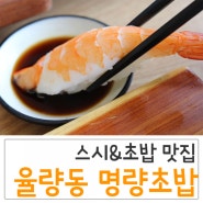 율량동 명량초밥, 스시 맛집에서 초밥세트 런치메뉴 후기