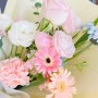 [합정 꽃집] 파스텔 톤의 꽃다발이 짱 예뻤던 합정 꽃집 핑크플라워!