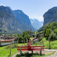 스위스 캠핑 여행 : 라우터브룬넨에 갔다면 교회 주변 산책 꼭 해보기