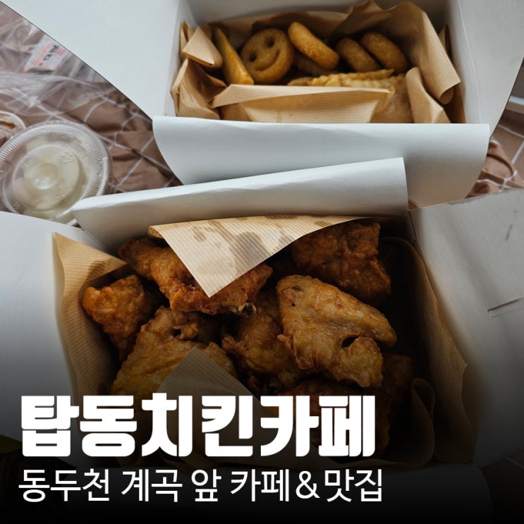 [동두천/탑동] 탑동치킨카페 :: 아이들과 계곡에서 놀고먹기