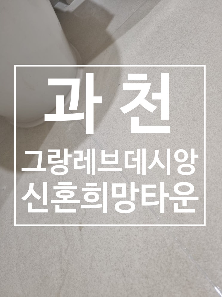 과천 그랑레브데시앙 대표 시공 사진