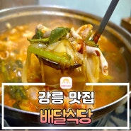 [강릉맛집] 배달식당, 강릉역 근처 수제비가 들어간 닭내장탕 맛집(feat. 복날)