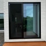신축주택에 창문에안전 방범방충망 설치