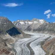 [스위스/여행] 체르마트 근처, 지구온난화로 사라지고 있는 “알레취 빙하” 구경가기