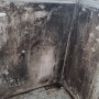 대구탄성코트 곰팡이가 심한 베란다 동구신서청구타운 구축아파트 시공